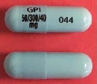 Generic Fioricet GPI 50/300/40 mg 044 Pill - Granules Pharmaceuticals Inc.