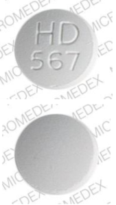 Generic Fioricet HD 567 Pill - white round - Halsey Pharm
