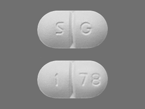 Gabapentin 800 mg ScieGen Pharmaceuticals SG 1 78 Pill - white capsule/oblong, 19mm
