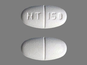 Gabapentin 600 mg ScieGen NT 150 Pill - white oval